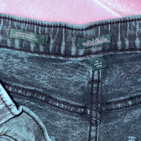 Wild Fable Size 14 Teal Carpenter Jeans - Picture 3 of 5